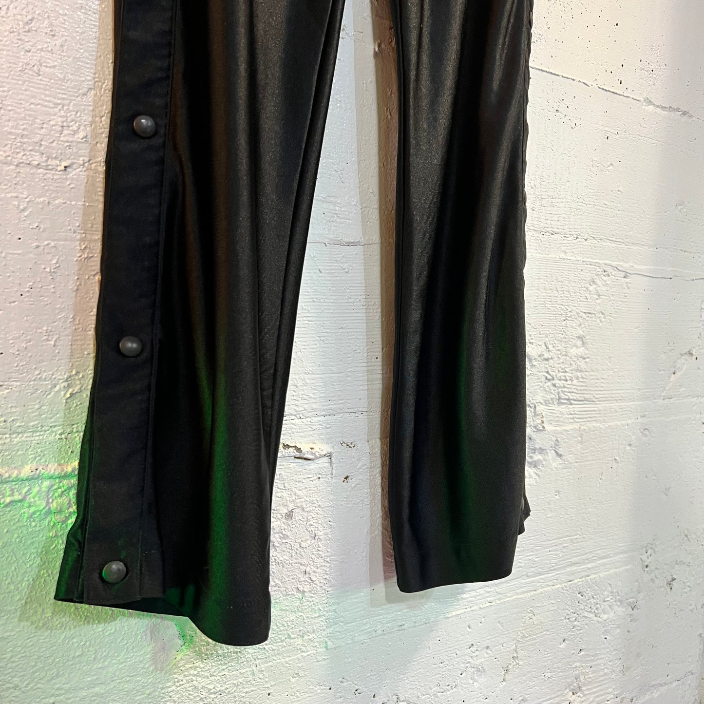 Vintage Y2K Nike Basketball Breakaway Full Snap Athletic Pants - Size XL - Black/Black