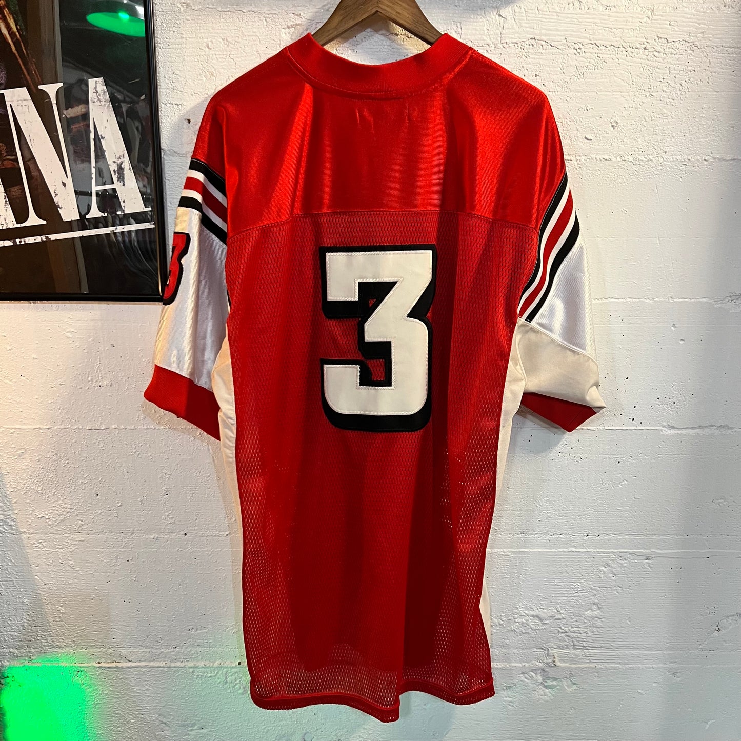 Vintage Outkast Clothing Andre 3000 Mesh Football Jersey - Size XL - Red/White