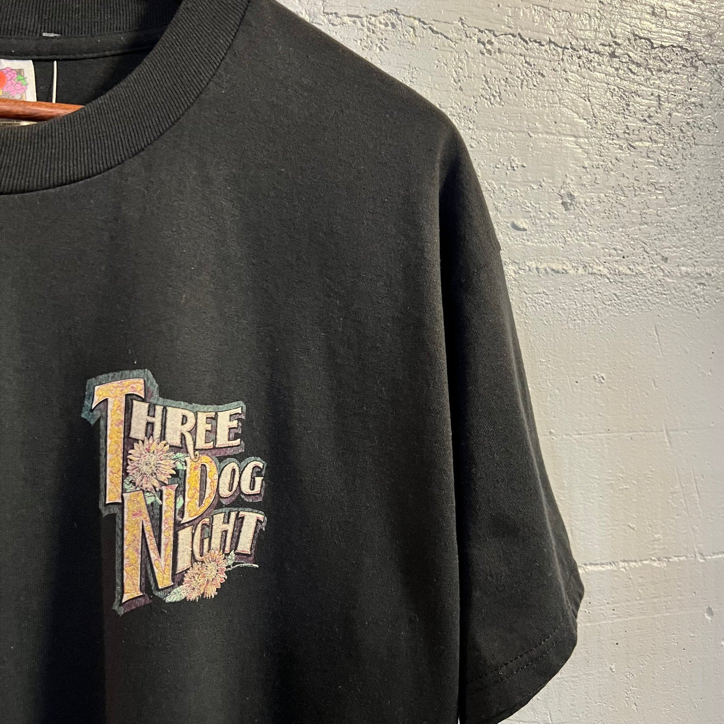 Vintage 90’s Three Dog Night ‘Seven Separate Fools’ Band T-Shirt - Size XL - Black/Multicolor