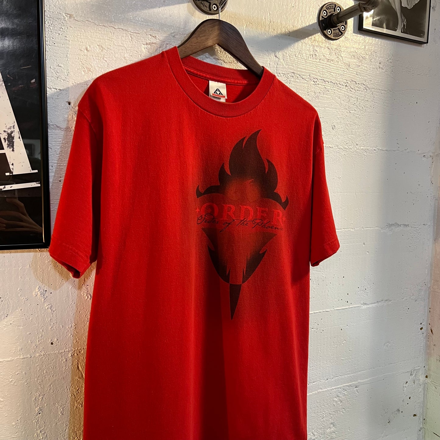 Vintage Y2K 2007 Harry Potter ‘Order Of The Phoenix’ Movie Promo T-Shirt - Size Large - Red/Black