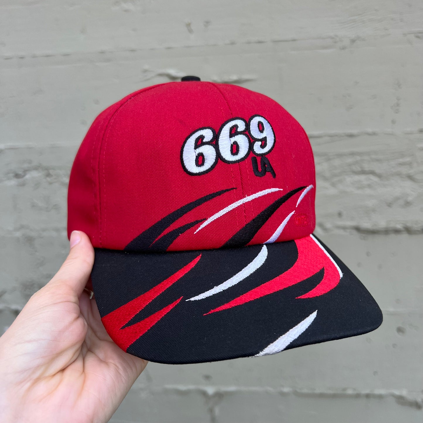Vintage 90's UA Local 669 'Union Dues' Snapback Sharktooth Style Snapback - O/S - Union Made In The USA