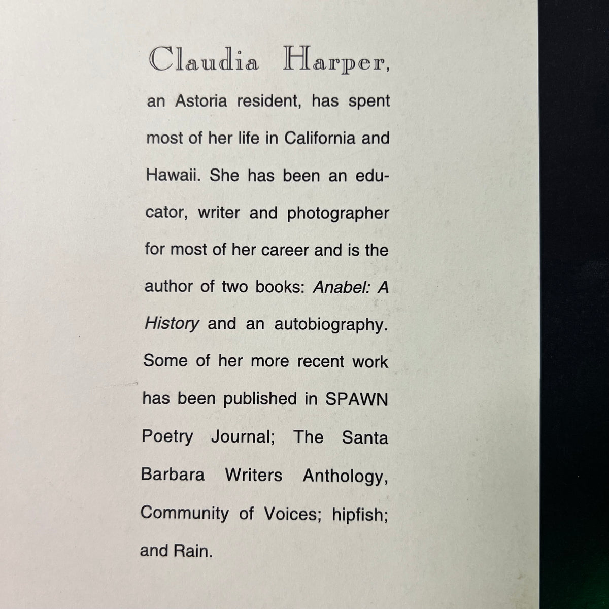 Vintage 2001 Tour Astoria 'Sites And Insights' Book By Claudia Harper