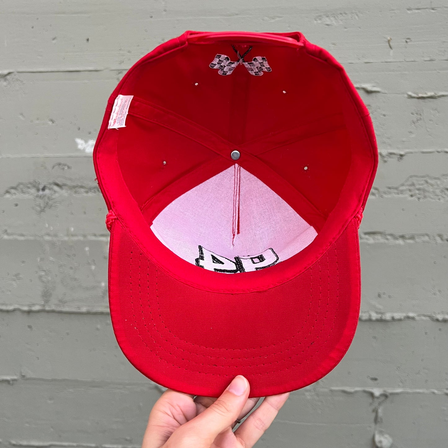 Vintage 90's Bill Elliott #94 Embroidered Nascar Snapback Hat - O/S - Red/Black/White