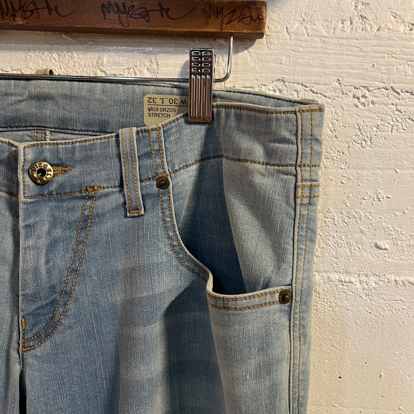 Diesel Gruppe Stretch Denim Sz 32 Made In USA