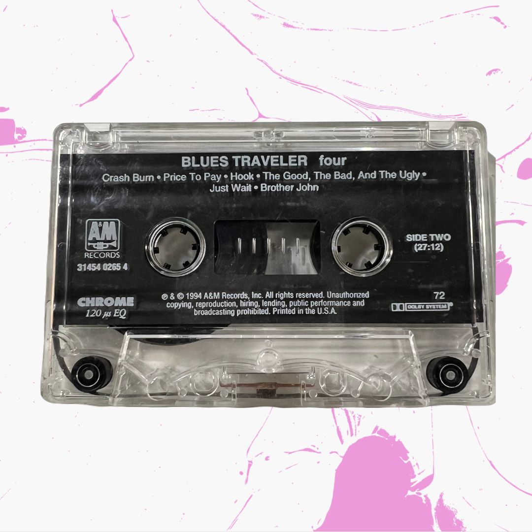 Vintage 1994 Blues Traveler 'Four' Cassette Tape
