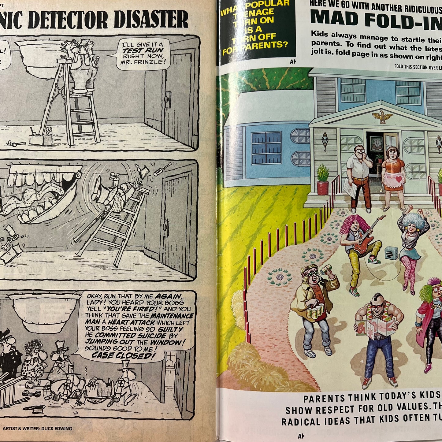Vintage 1988 MAD Magazine 'No. 279 - Fatal Attraction & Designing Women'