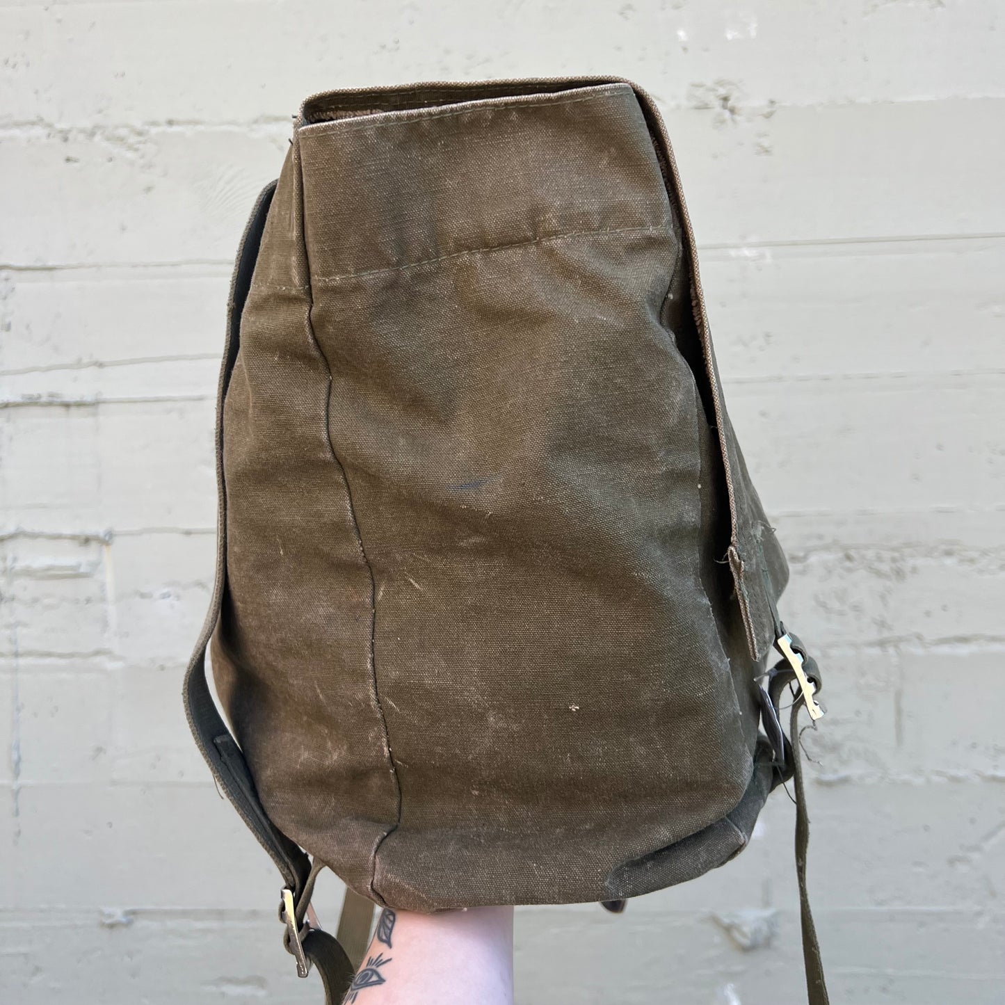 Vintage 1970's U.S. Forest Service Field Pack Rucksack - Olive Drab - NSN# 8465-00-205-3493