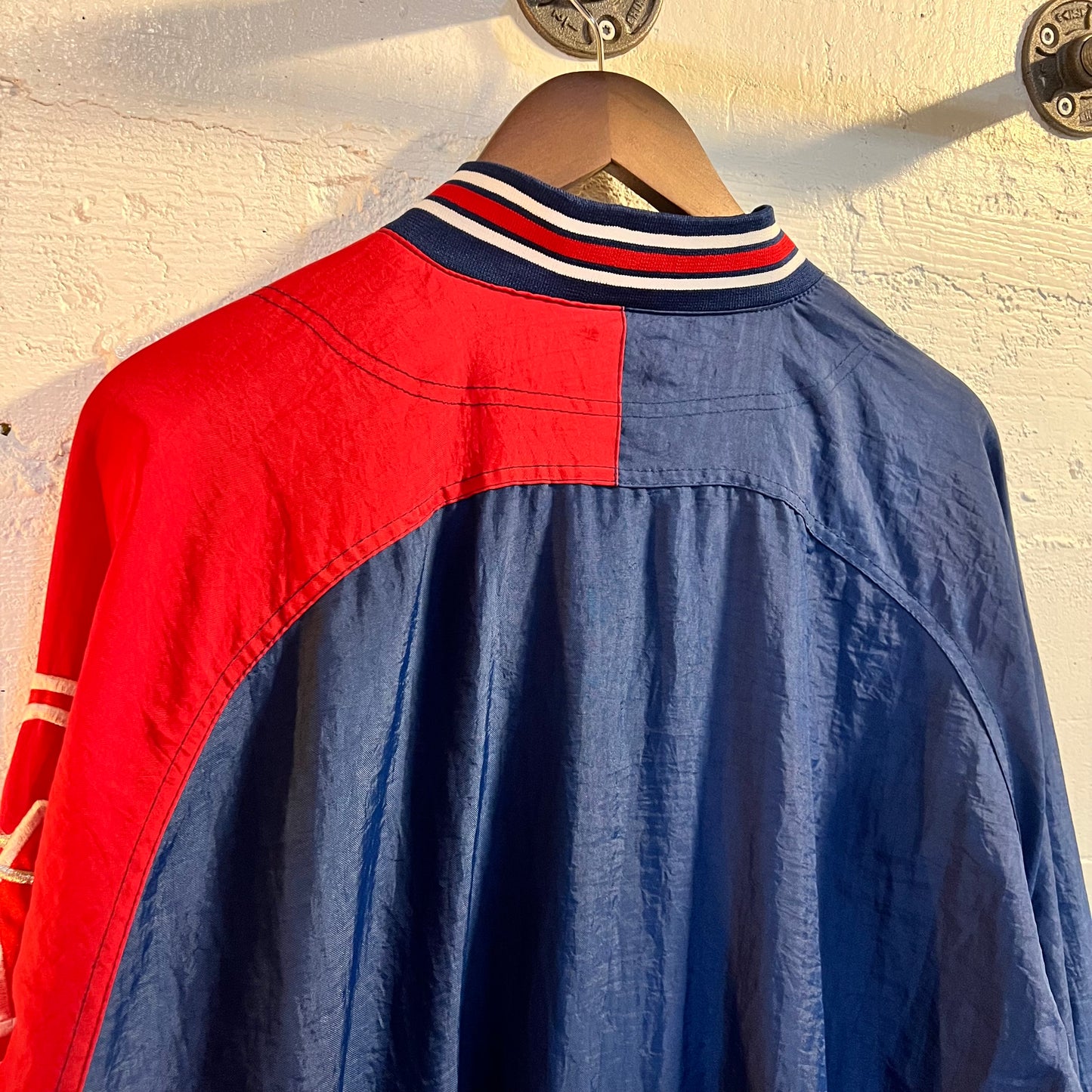 Vintage 90's Anaheim Angels 2-Tone Starter Jacket - Size Large - Red/Blue/White