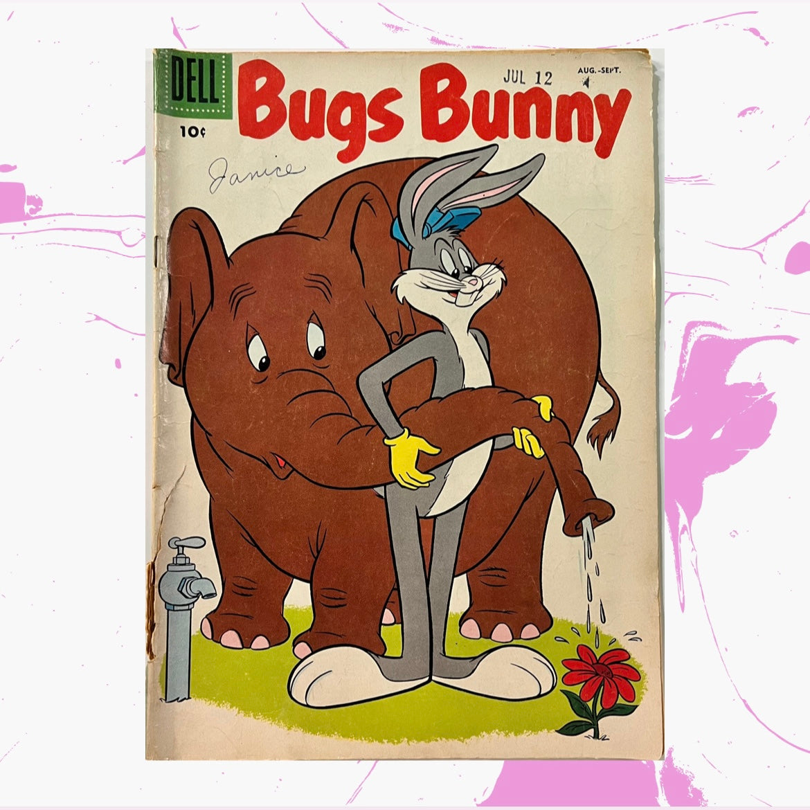 Vintage 1956 Looney Tunes Bugs Bunny Comic Book