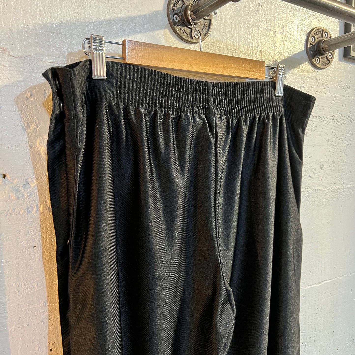 Vintage Y2K Nike Basketball Breakaway Full Snap Athletic Pants - Size XL - Black/Black