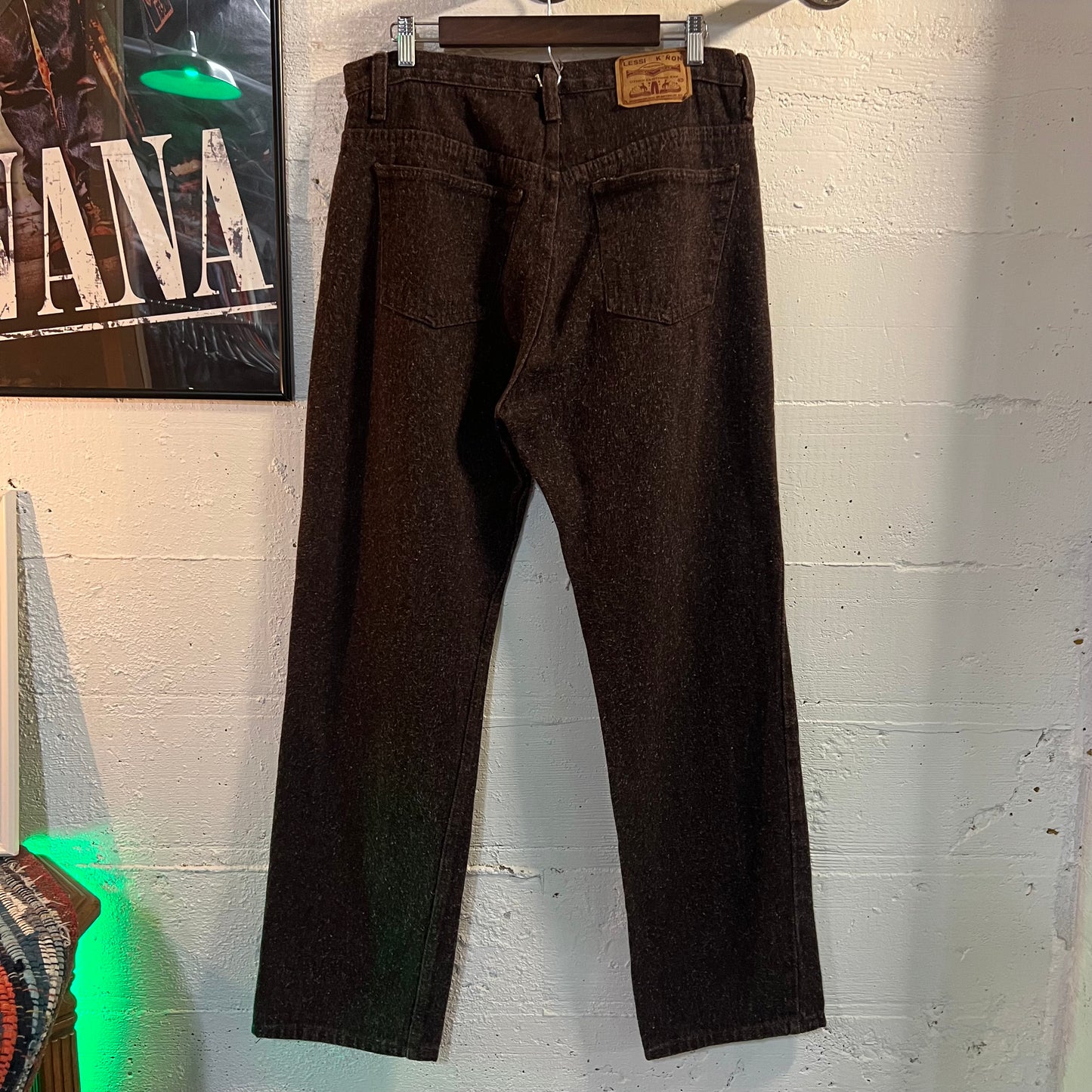 Vintage 2000's Other Clothing XXX Jeans - Size 34" - Made In Mexico - Natural Cotton/Brown