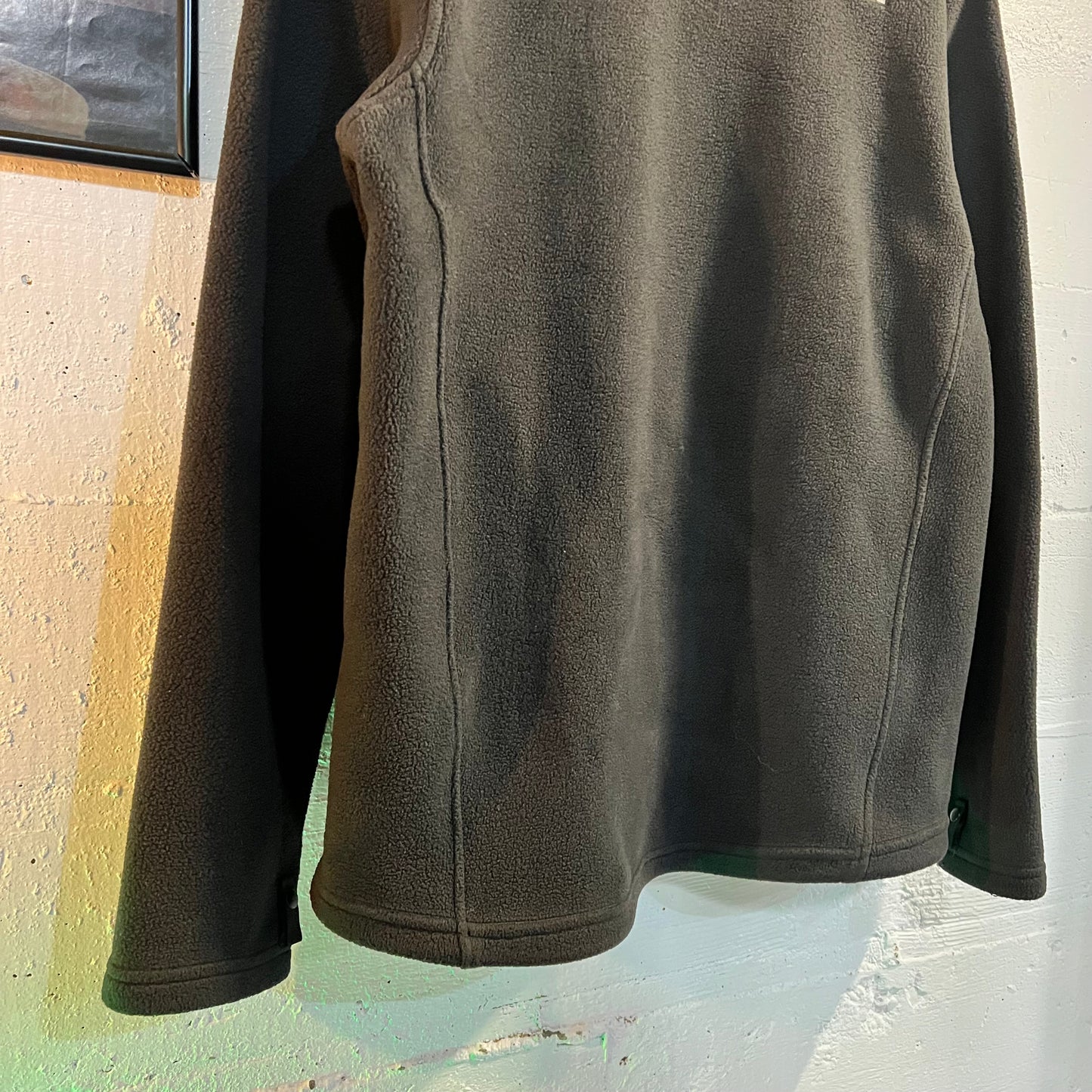 Vintage Embroidered The North Face Zip Up Fleece Jacket - Size Men’s Small - Black
