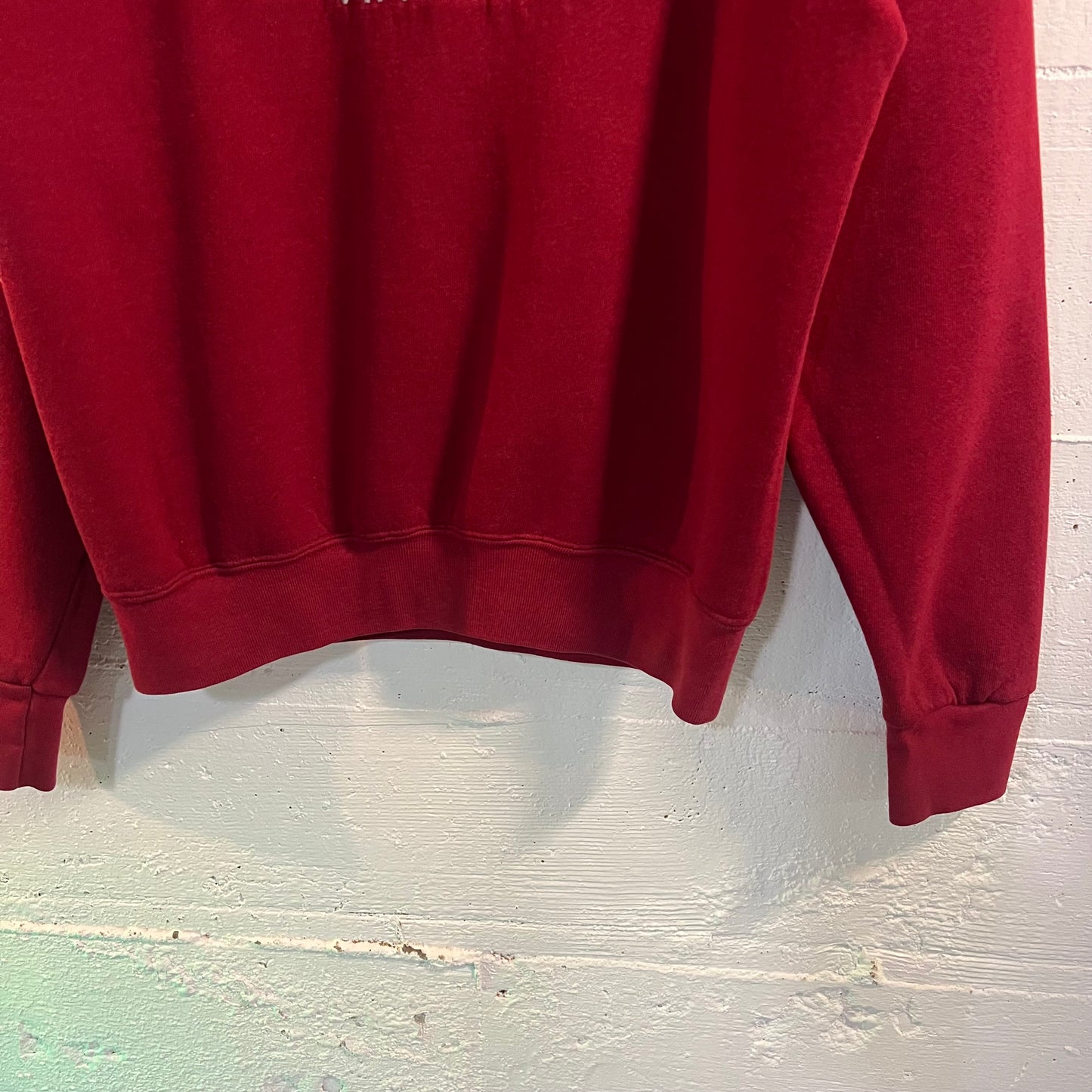 Vintage Embroidered Williamsburg Virginia Crewneck Sweatshirt - Size Small - Maroon