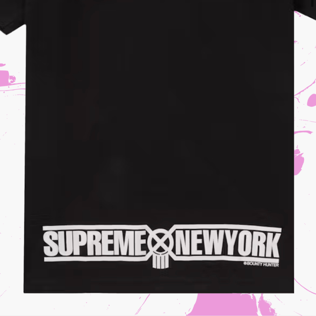 *New* Supreme x Bounty Hunter 'Skulls' T-Shirt (FW23) - Size Large - Made In USA - Black
