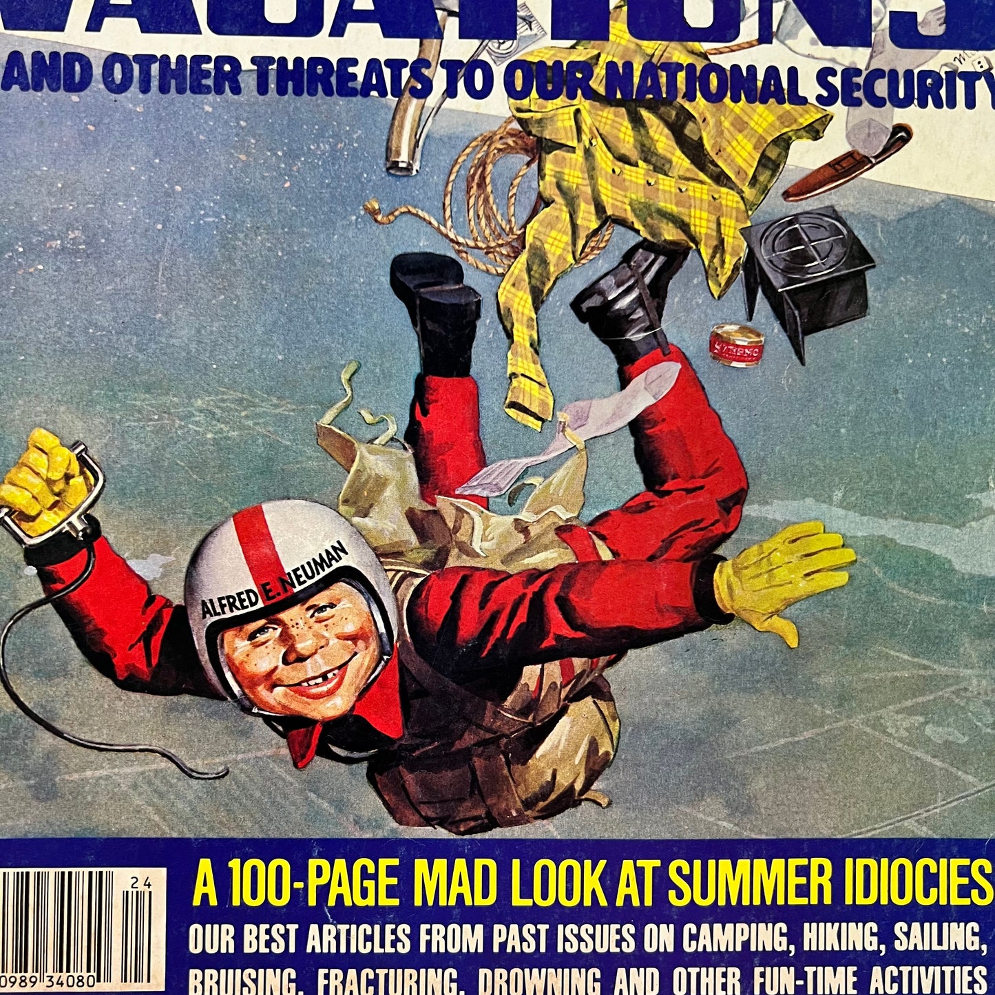 Vintage 1982 MAD Magazine 'Super Special Winter Edition - Summer Idiocies'