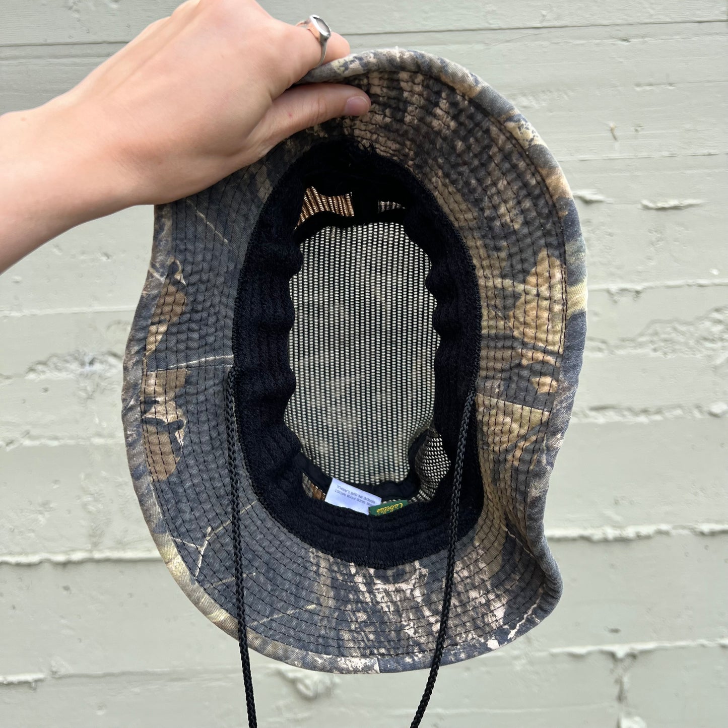 Vintage Cabela's Realtree Camo Mesh Boonie Hat - One Size Fits All