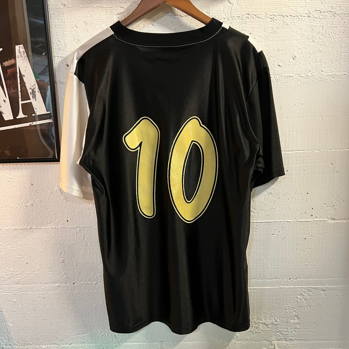 Vintage 90's Don Alleson Athletics 'Dawgs' Soccer Jersey - Size Large - Black/White - Made In USA