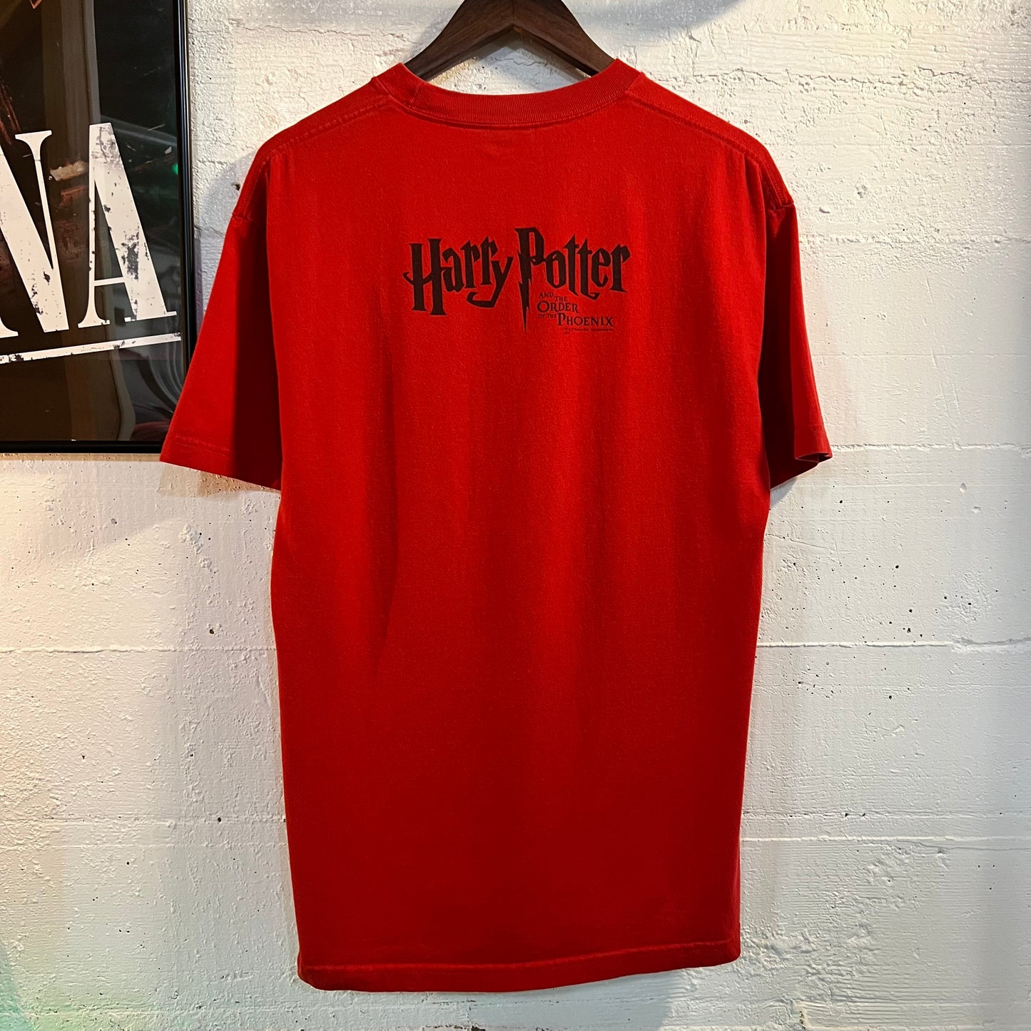 Vintage Y2K 2007 Harry Potter ‘Order Of The Phoenix’ Movie Promo T-Shirt - Size Large - Red/Black