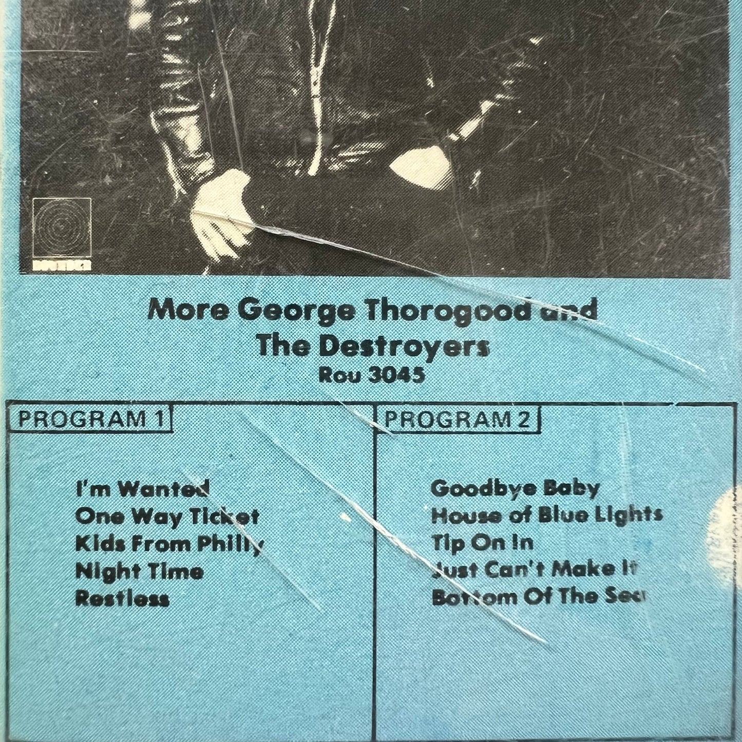 Vintage 1980 George Thorogood & The Destroyers Cassette Tape