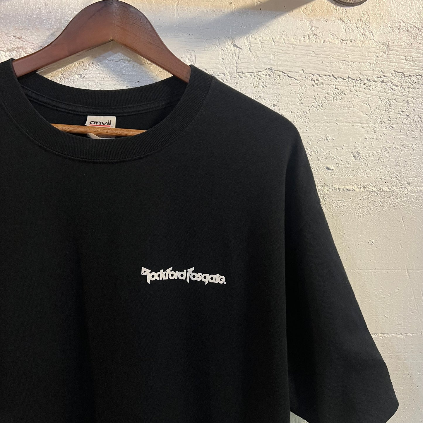 Vintage Y2K Rockford Fosgate Amplifiers 25th Anniversary '25 to Life' Promo T-Shirt - Size XL - Black/Red