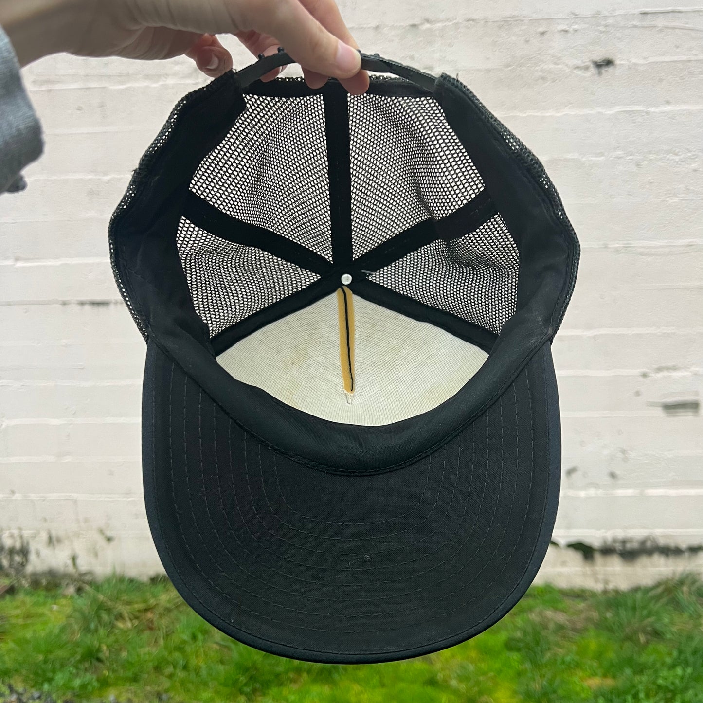 Vintage 80's Over The Hill Funny Trucker Hat - OS - Gray