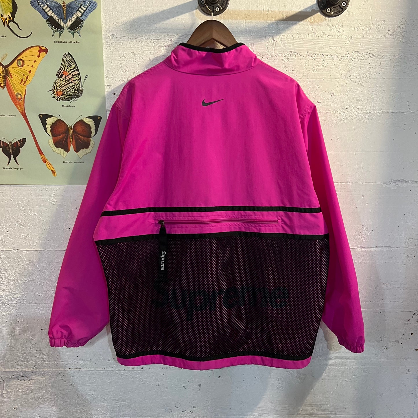 *Pre-Owned* Supreme X Nike Trail Running Jacket - Size XXL - Pink - VNDS - FW17