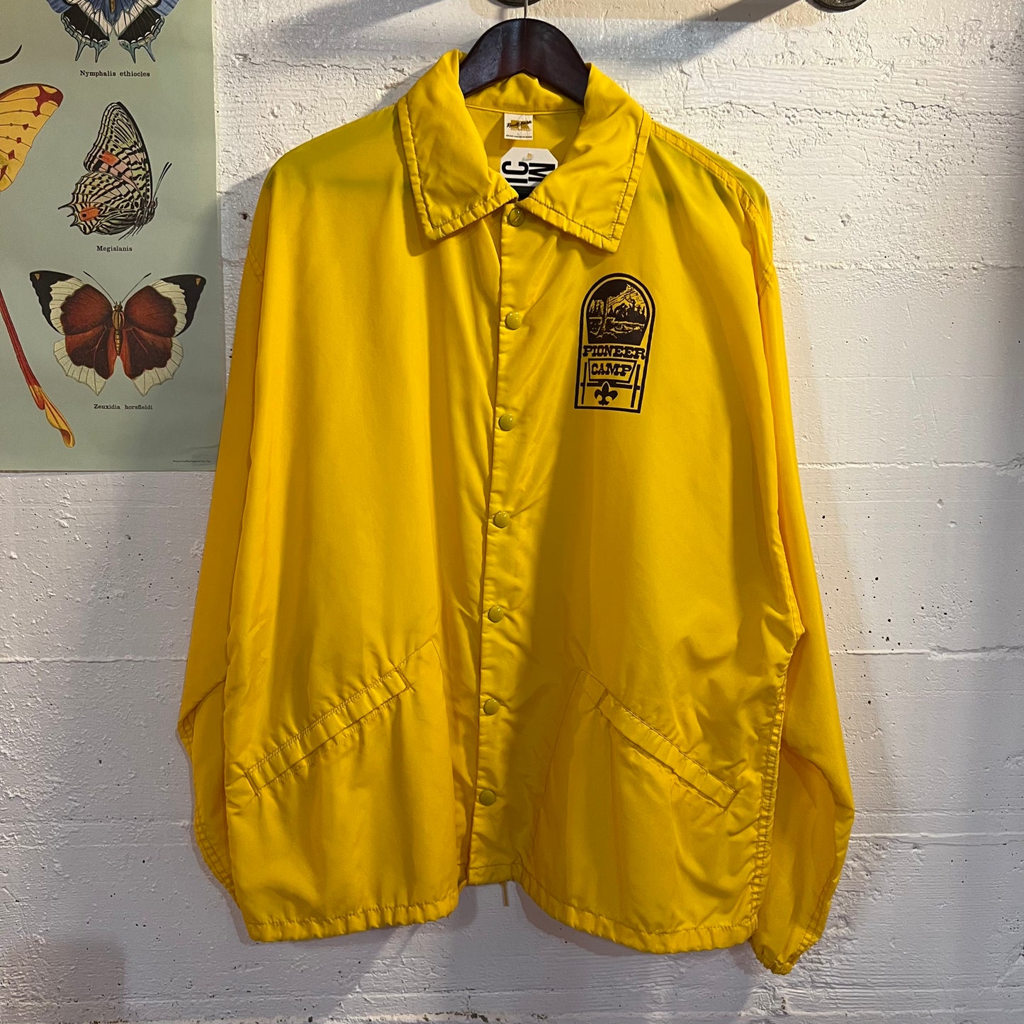 Vintage 70’s Boy Scouts Pioneer Camp Coaches Jacket By Russell Athletic - Size Large - Made In USA