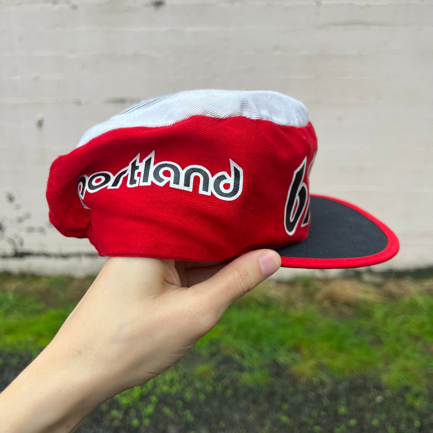 Vintage 1980's Portland Trailblazer Pillbox Hat - OS - Made In USA