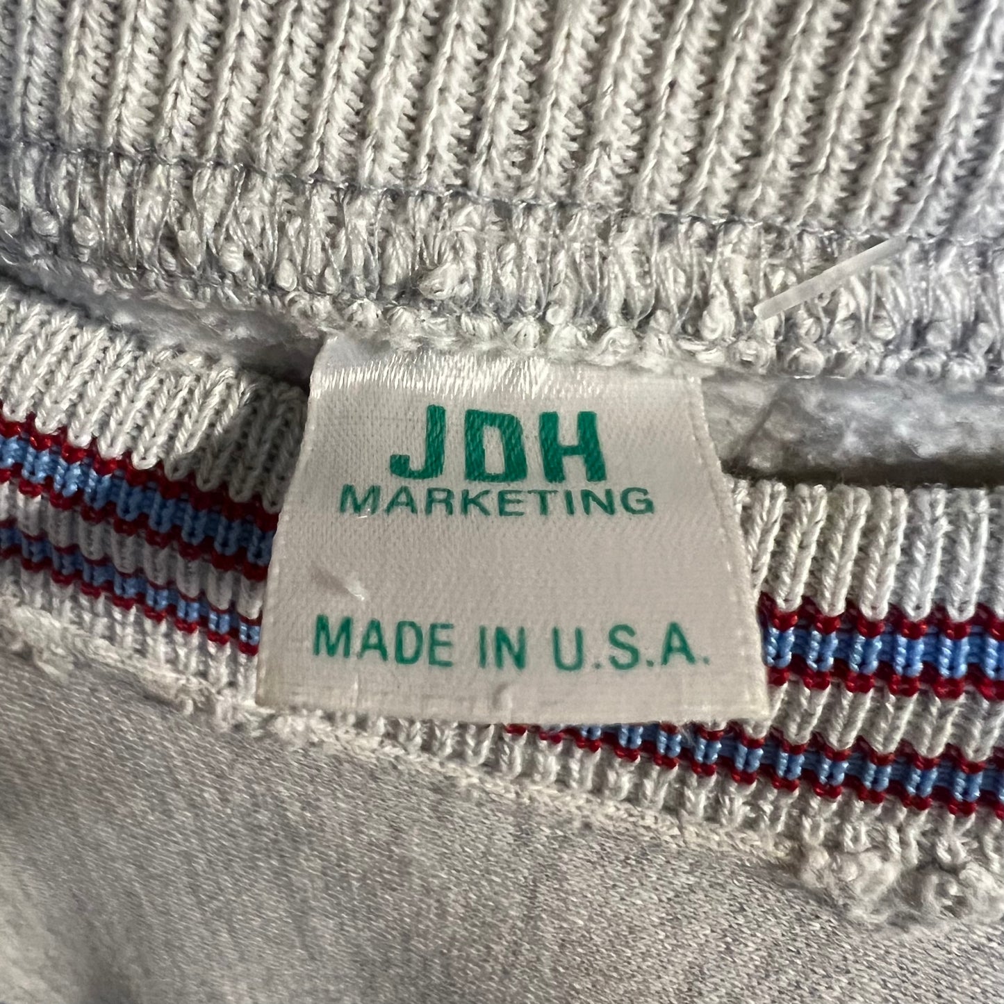 Vintage 1960's Collegiate Gusset Crewneck Sweatshirt - Size Large - Made In USA - Gray