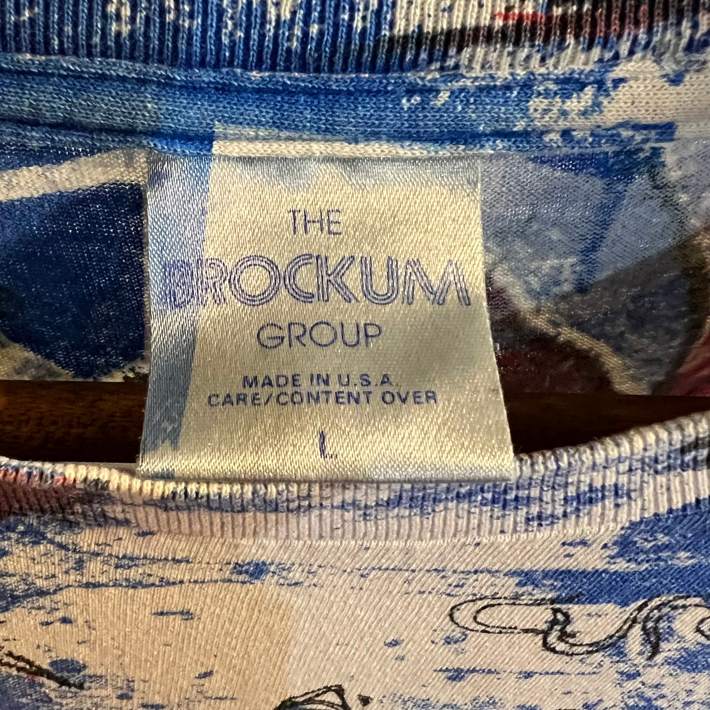 Vintage 1992 The Cure Wish Tour AOP T-Shirt - Size Large - Made In USA - Brockum