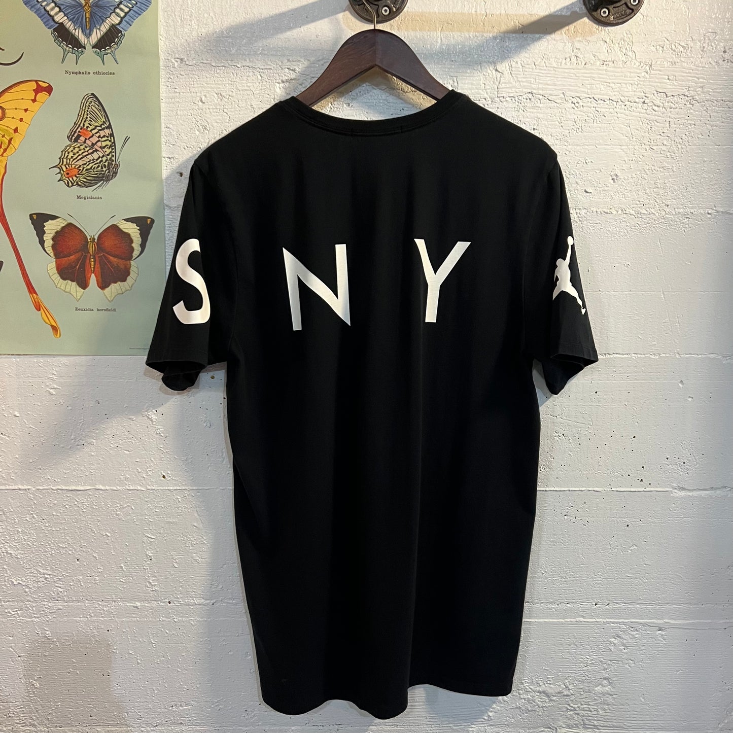 *Pre-Owned* Jordan X Public School New York PSNY T-Shirt - Size Large - Black
