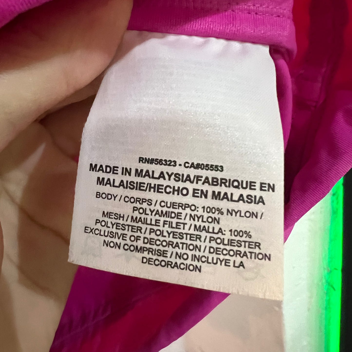 *Pre-Owned* Supreme X Nike Trail Running Jacket - Size XXL - Pink - VNDS - FW17