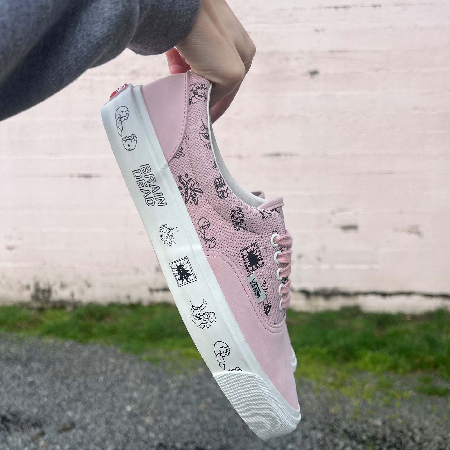 *Pre-Owned* Braindead X Vans Vault Era LX - Size 9M/10.5W - Silver Pink/Marshmallow White - VN0A38FAN8D