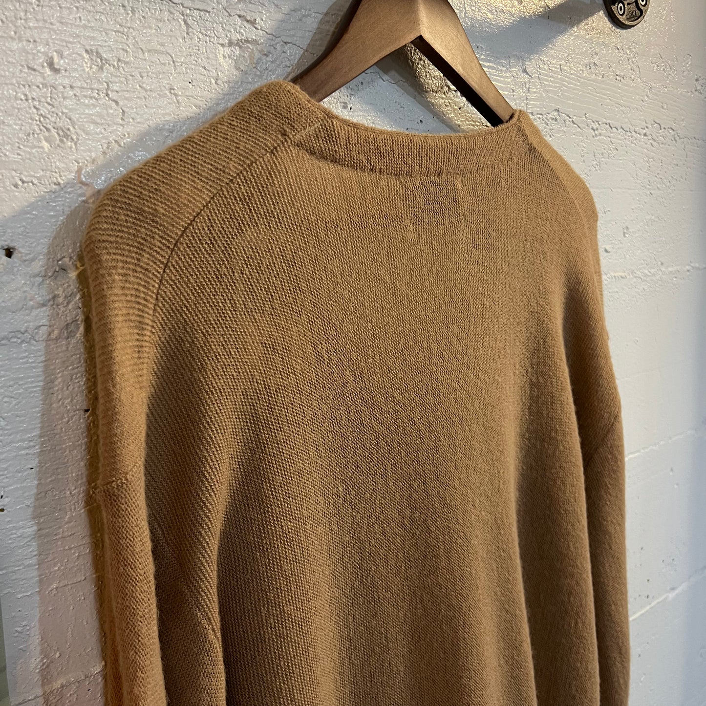 Vintage Pickering Rhinelander Country Club Cardigan Sweater - Size XL - Made In USA - Tan