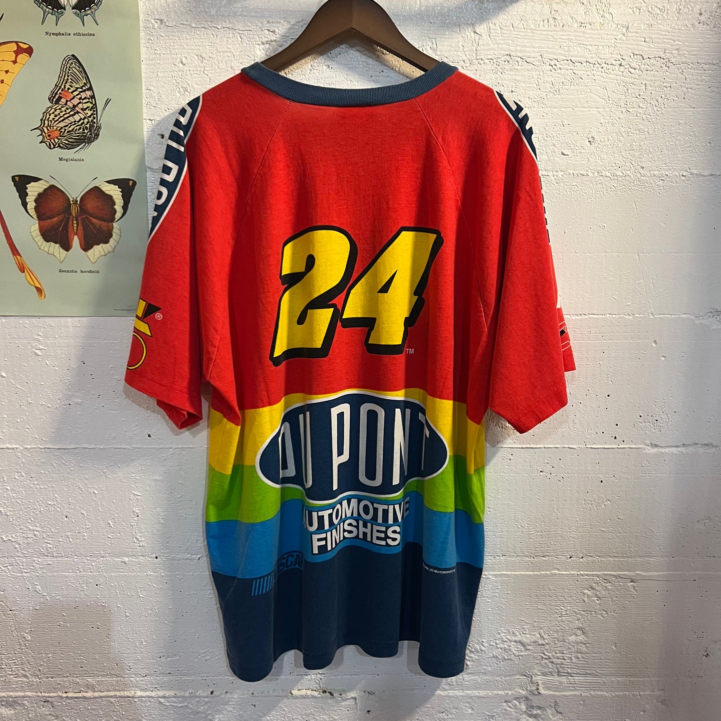 Vintage 1998 AOP Jeff Gordon Nascar T-Shirt - Size XL - Made In USA