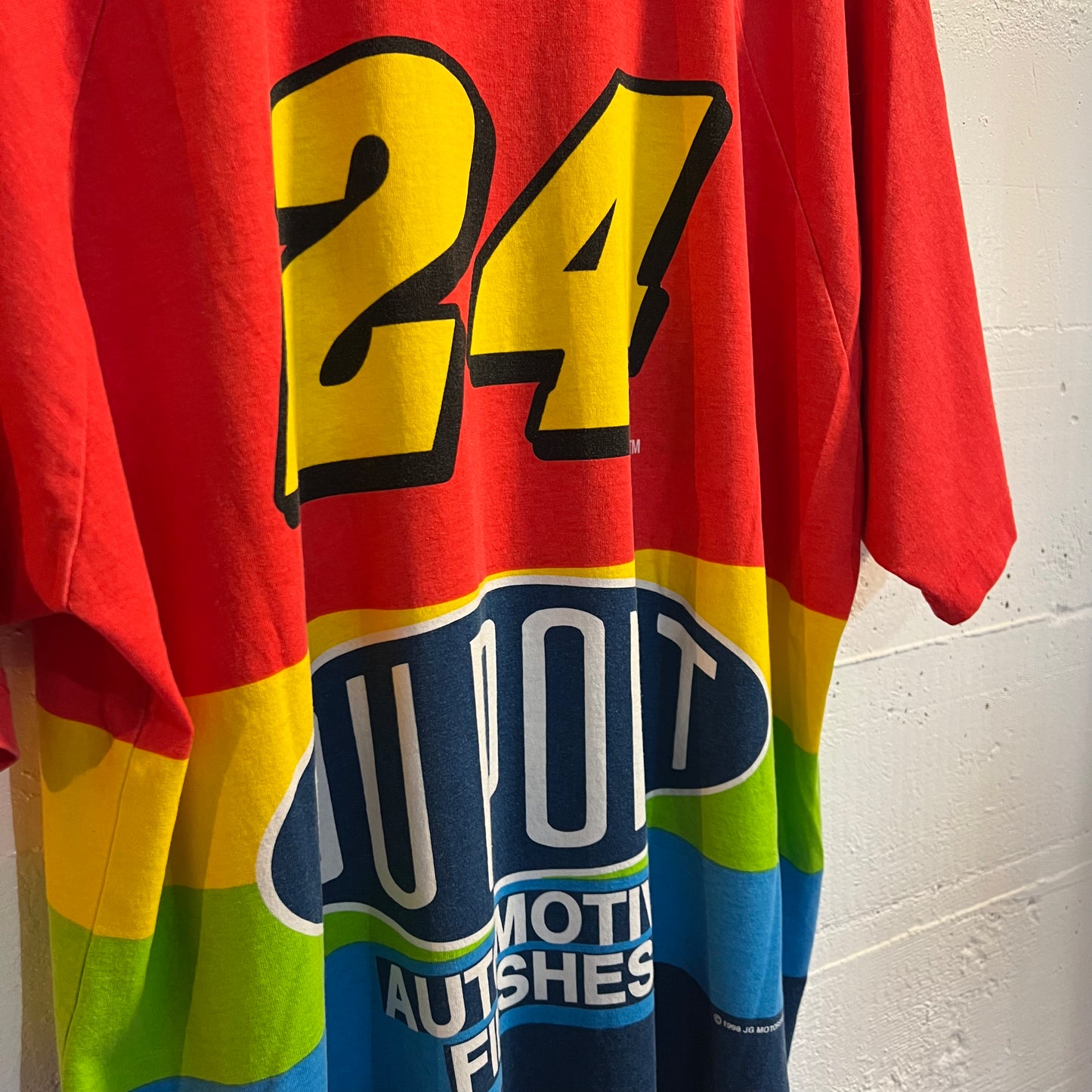 Vintage 1998 AOP Jeff Gordon Nascar T-Shirt - Size XL - Made In USA