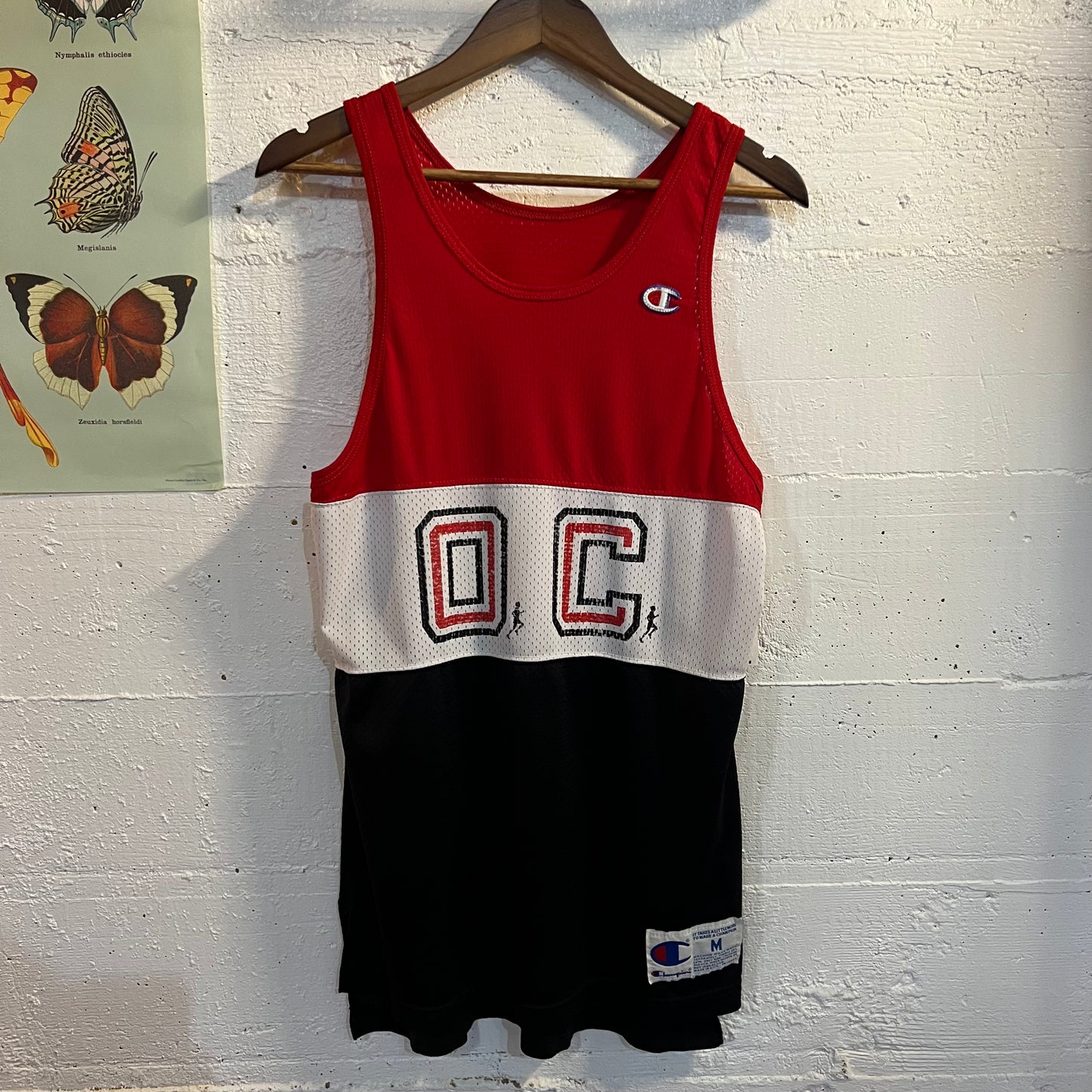 Vintage Champion Cross Country Jersey Made In USA Size Medium