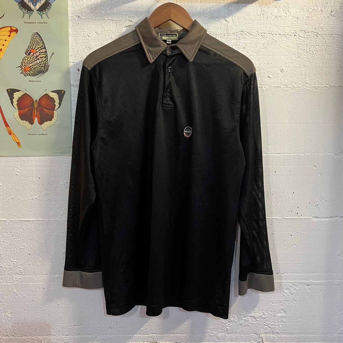 VINTAGE FRESH JIVE MESH LONG SLEEVE SHIRT SZ MEDIUM