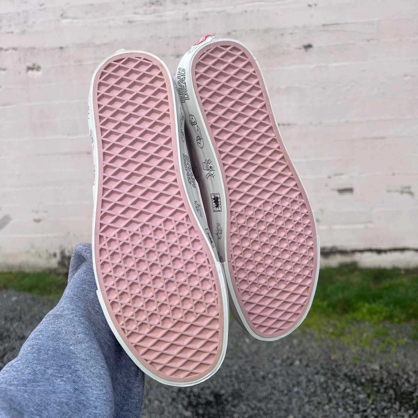 *Pre-Owned* Braindead X Vans Vault Era LX - Size 9M/10.5W - Silver Pink/Marshmallow White - VN0A38FAN8D