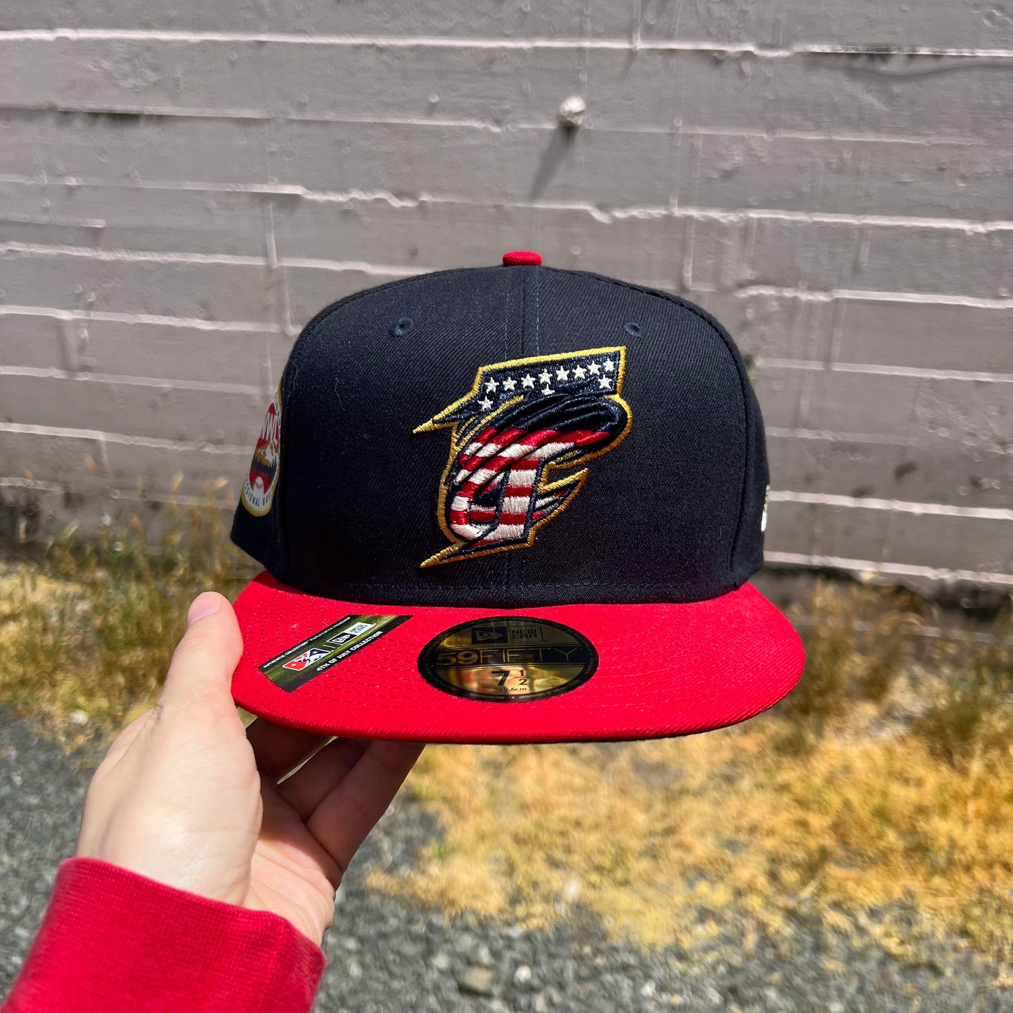 New Era Fitted Hat Twin Cities Dust Devils Fourth Of July Size 7 1/2 Dead-Stock