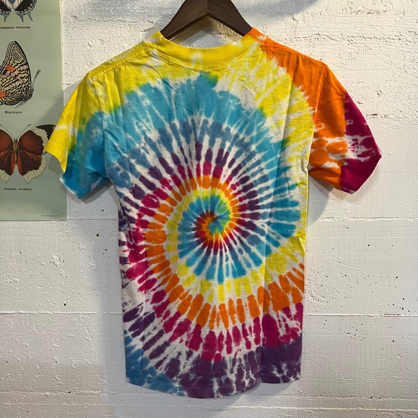 Vintage 1970's Tie Die Hershey Park T-Shirt - Size Small - Single Stitch - Made In USA