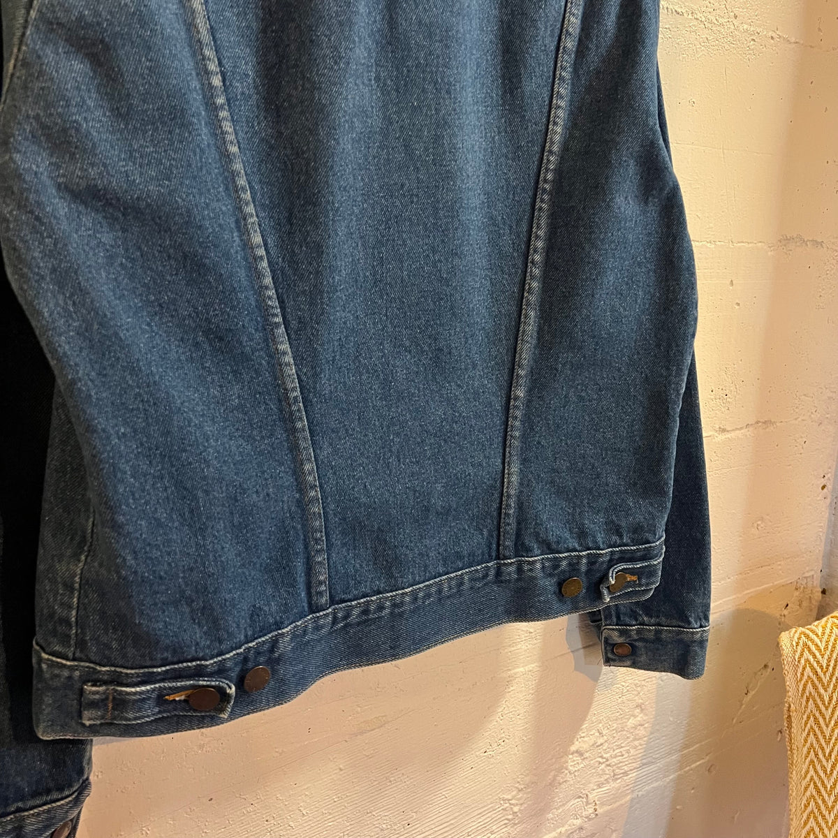 Vintage 1980's Rustler Blue Bell Denim Trucker Jacket - Size Medium - Made In USA - 100% Cotton