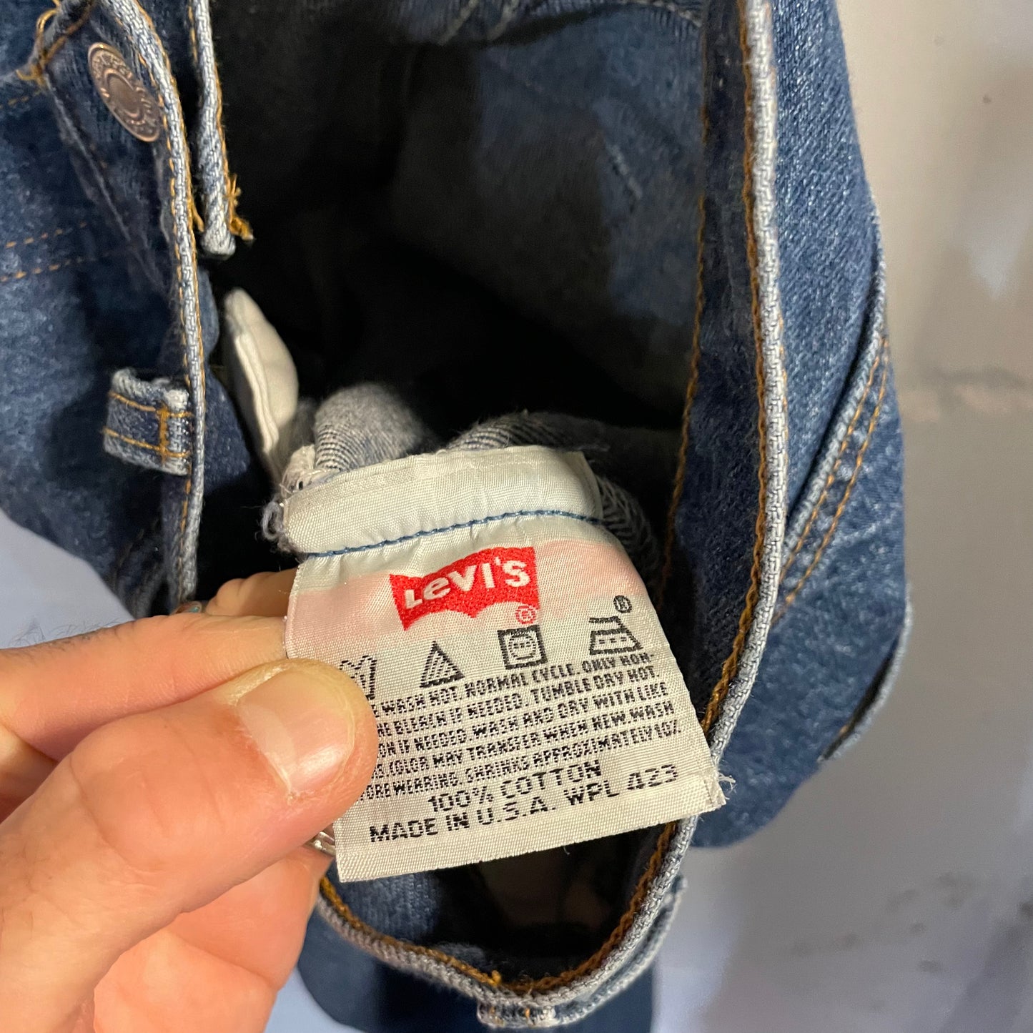 Vintage 90's Levi's 501 Denim Jeans - Size 32 x 30 - Made In USA - One Wash