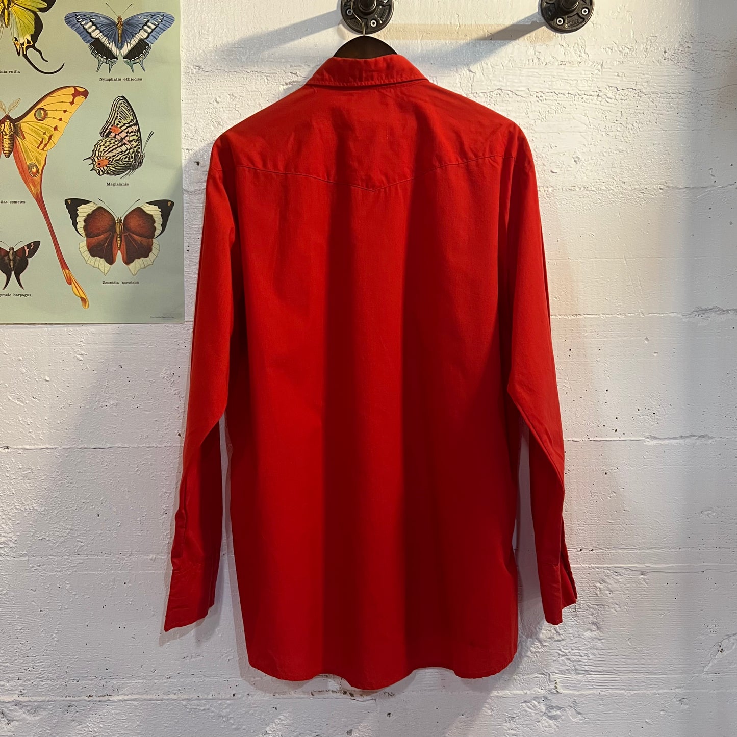 Vintage Western Pearl Snap Shirt - Size XL - Made In USA