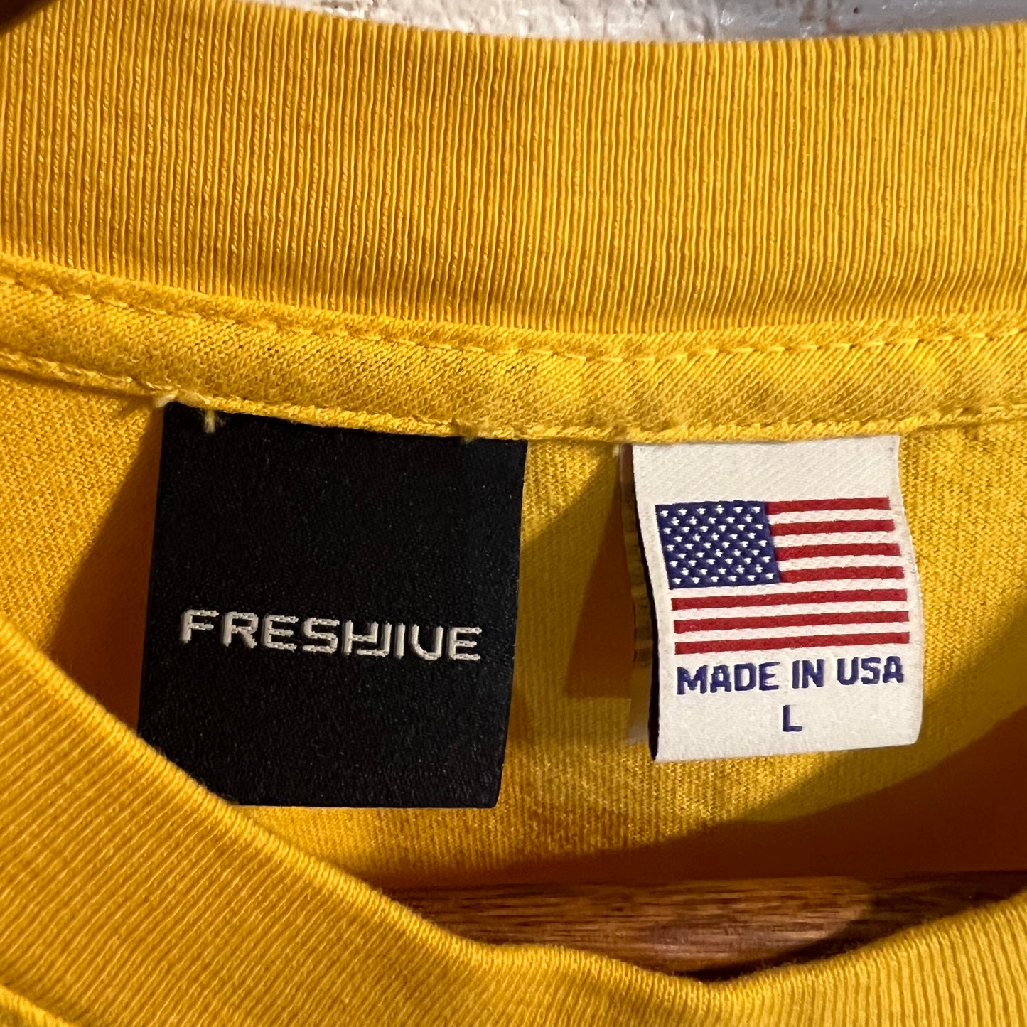 *Pre-Owned* Freshjive 'Whad The Fucc Is Really Going On' 'WTFIRGO' T-Shirt - Size L - Made In USA