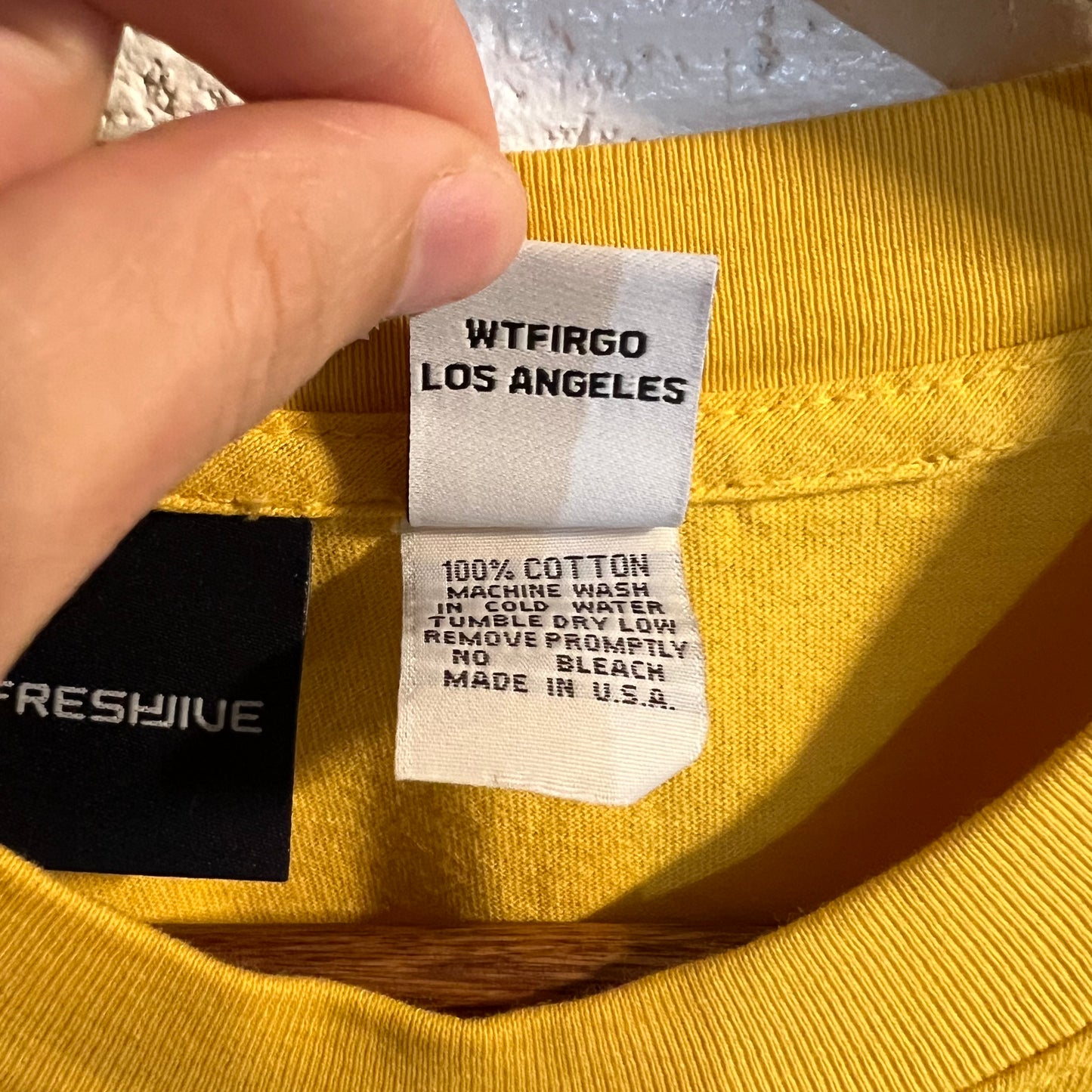 *Pre-Owned* Freshjive 'Whad The Fucc Is Really Going On' 'WTFIRGO' T-Shirt - Size L - Made In USA
