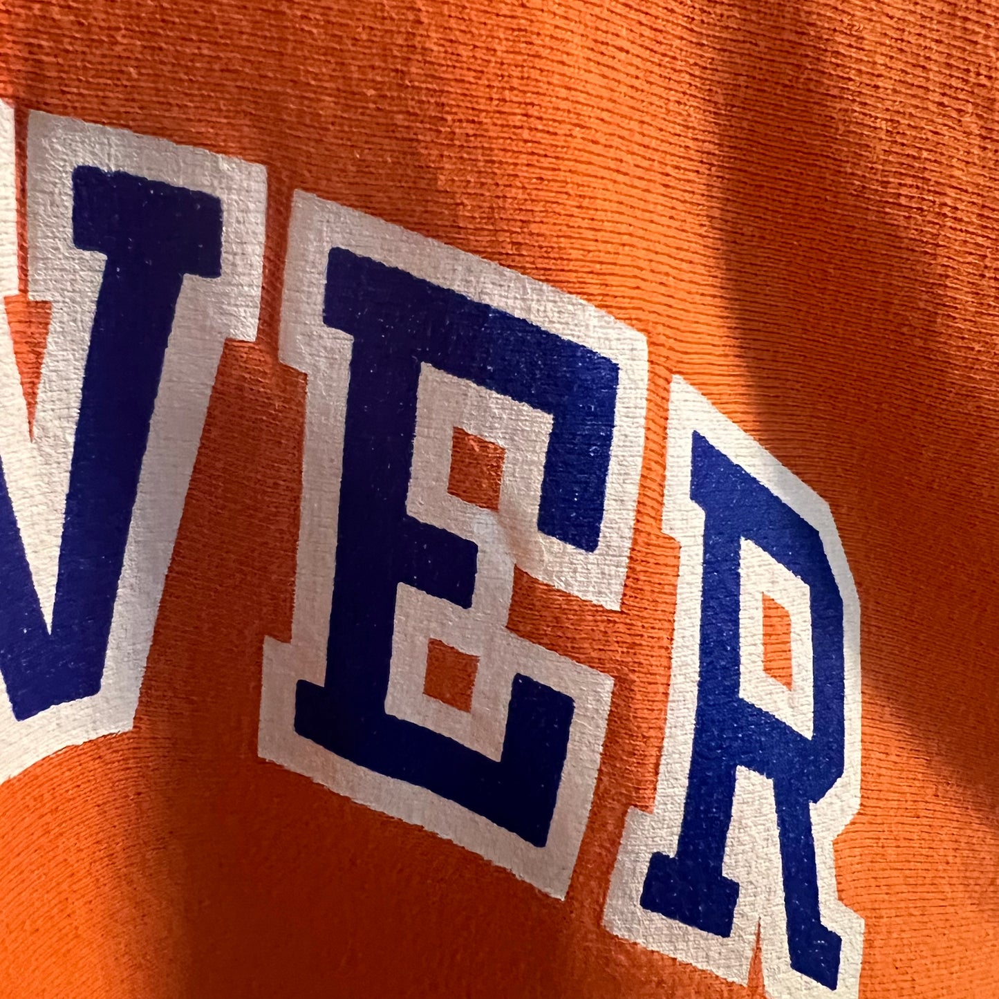 Vintage 1980's Champion Reverse Weave Denver Broncos Crewneck Sweatshirt - Size M - Made In USA