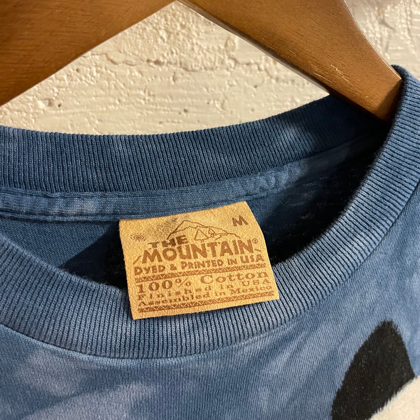 Vintage 2000's The Mountain Pandas By Rock Newcomb Mega Print Tie-Dye T-Shirt - SIze Medium - Printed In USA