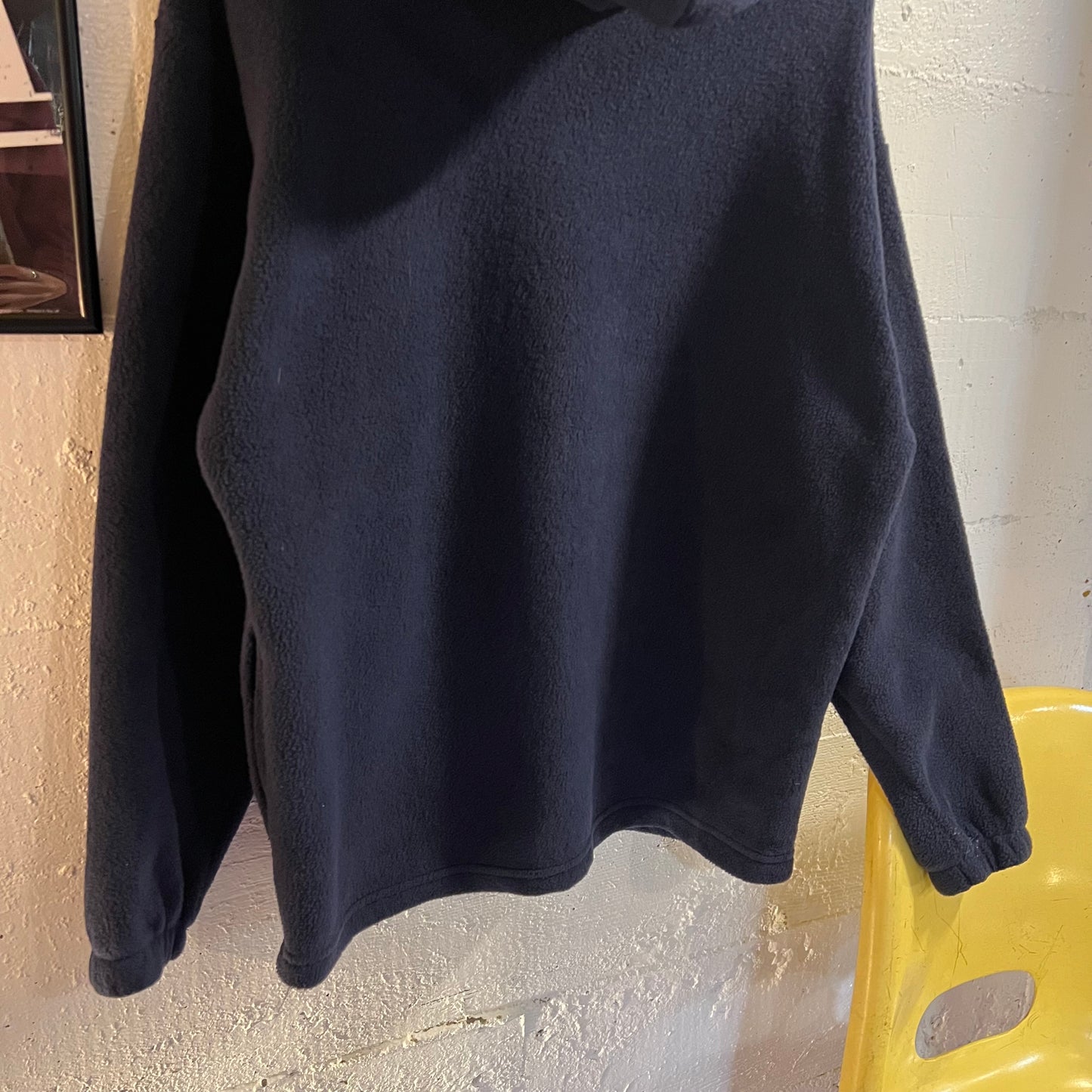 Vintage Embroidered Ketchikan, Alaska Zip Up Hoodie Fleece - Size Large - Made In USA - Navy