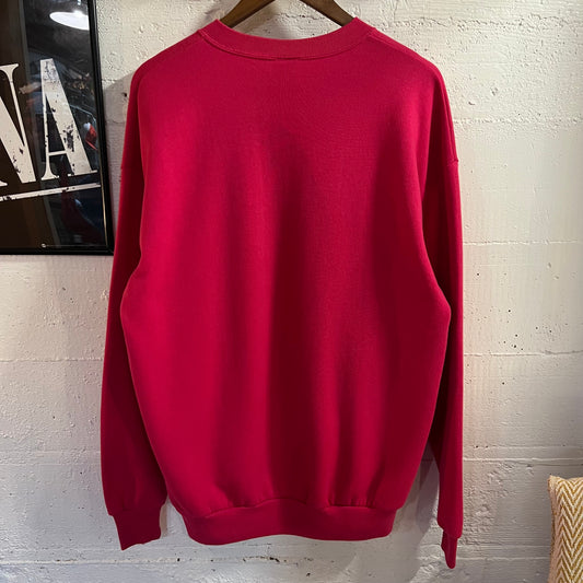 Vintage 90’s Lee Greenwood Theater Sevierville, TN ‘Hummingbird’ Crewneck Sweatshirt - Size XL - Made In USA - Pink/Multi